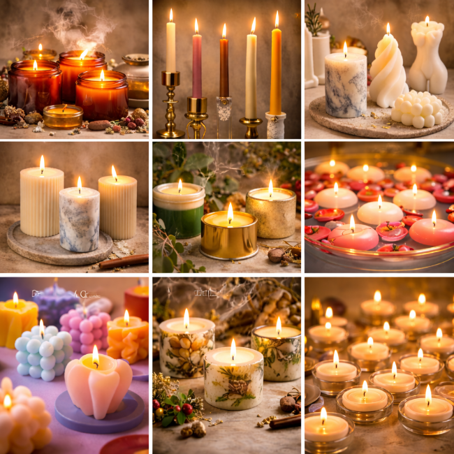 Luxury Decorative Candles for Home Decor | Scented & Handmade Candle